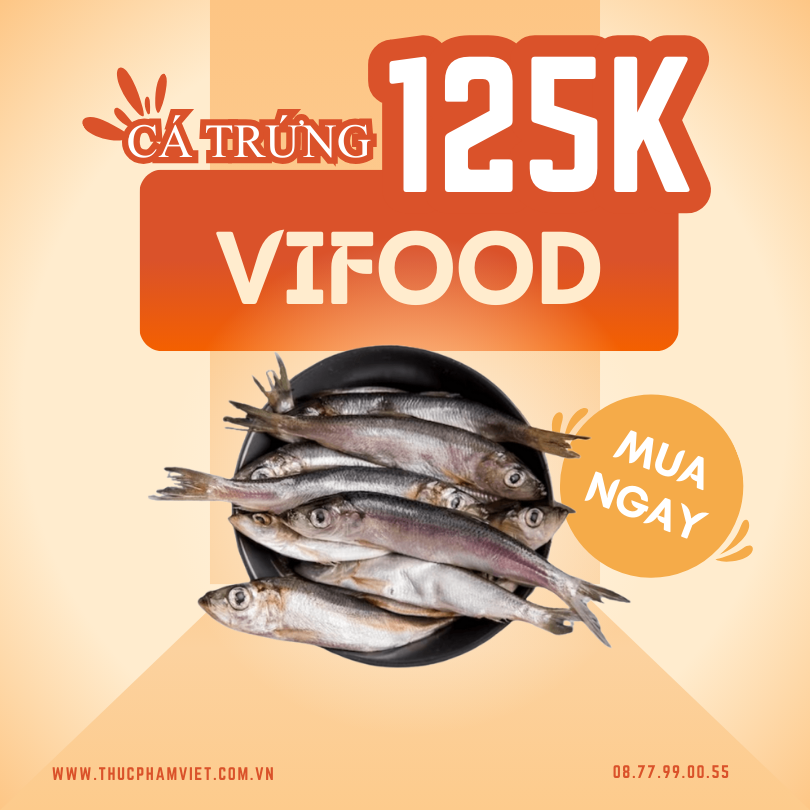 Cá trứng đông lạnh - Nguồn dinh dưỡng tuyệt vời từ đại dương