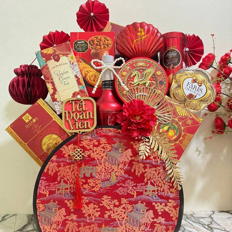 Giỏ Quà Tết, Hộp Quà Tết Tân Trụ Long An