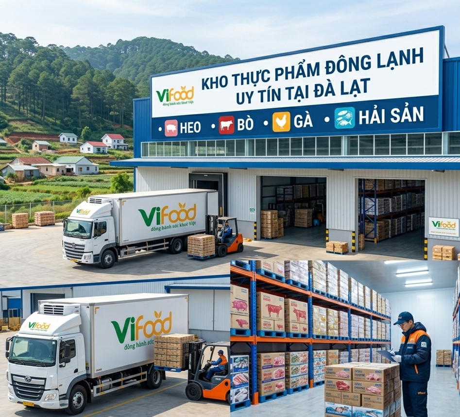 Kho thực phẩm đông lạnh Uy tín tại Đà Lạt