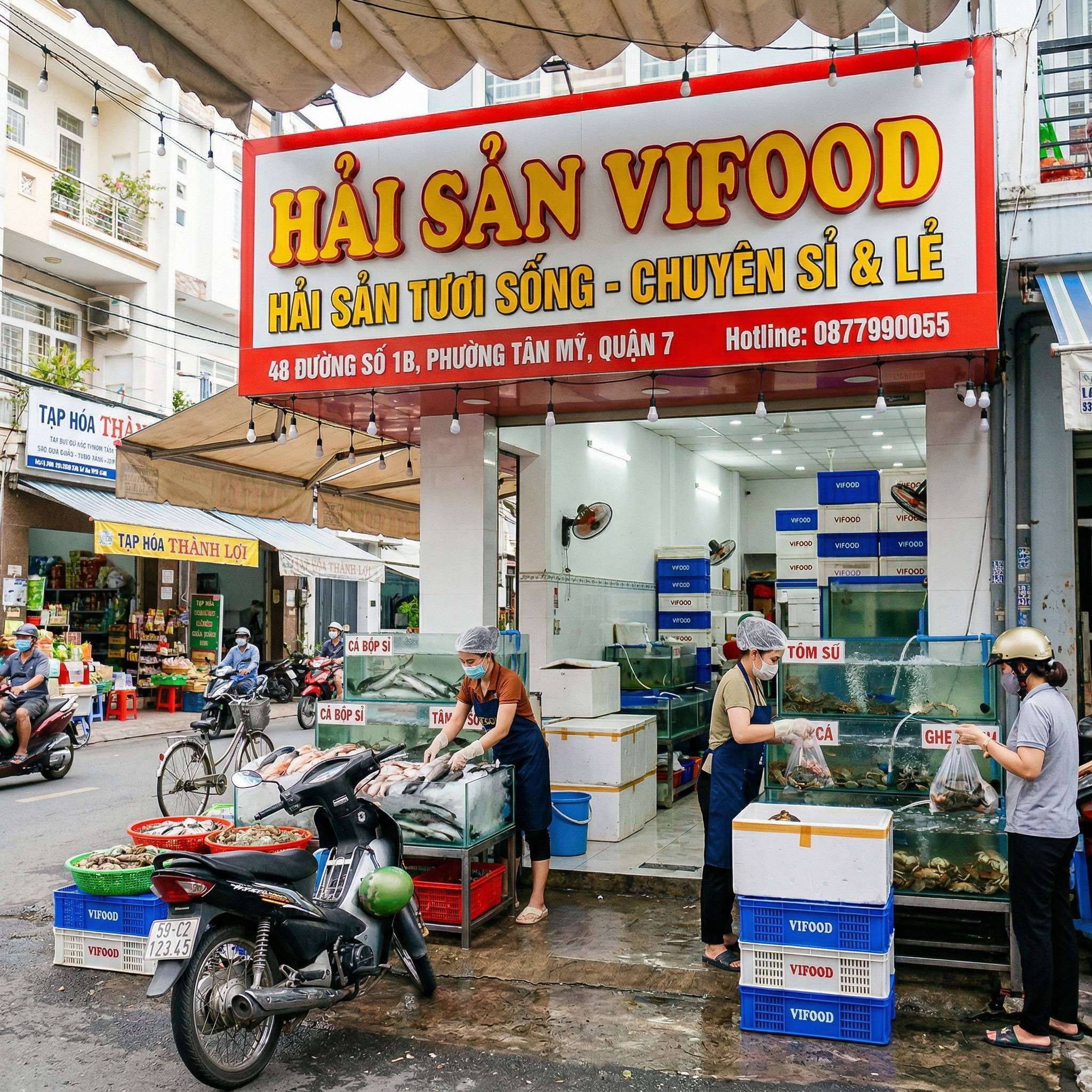 Vựa Hải Sản Tươi Sống Chất Lượng – Giá Sỉ Tận Gốc, Giao Nhanh 2026