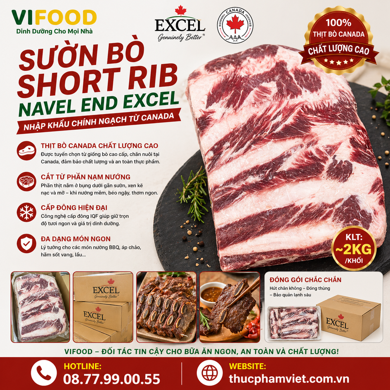 Short Rib Navel End Excel Canada