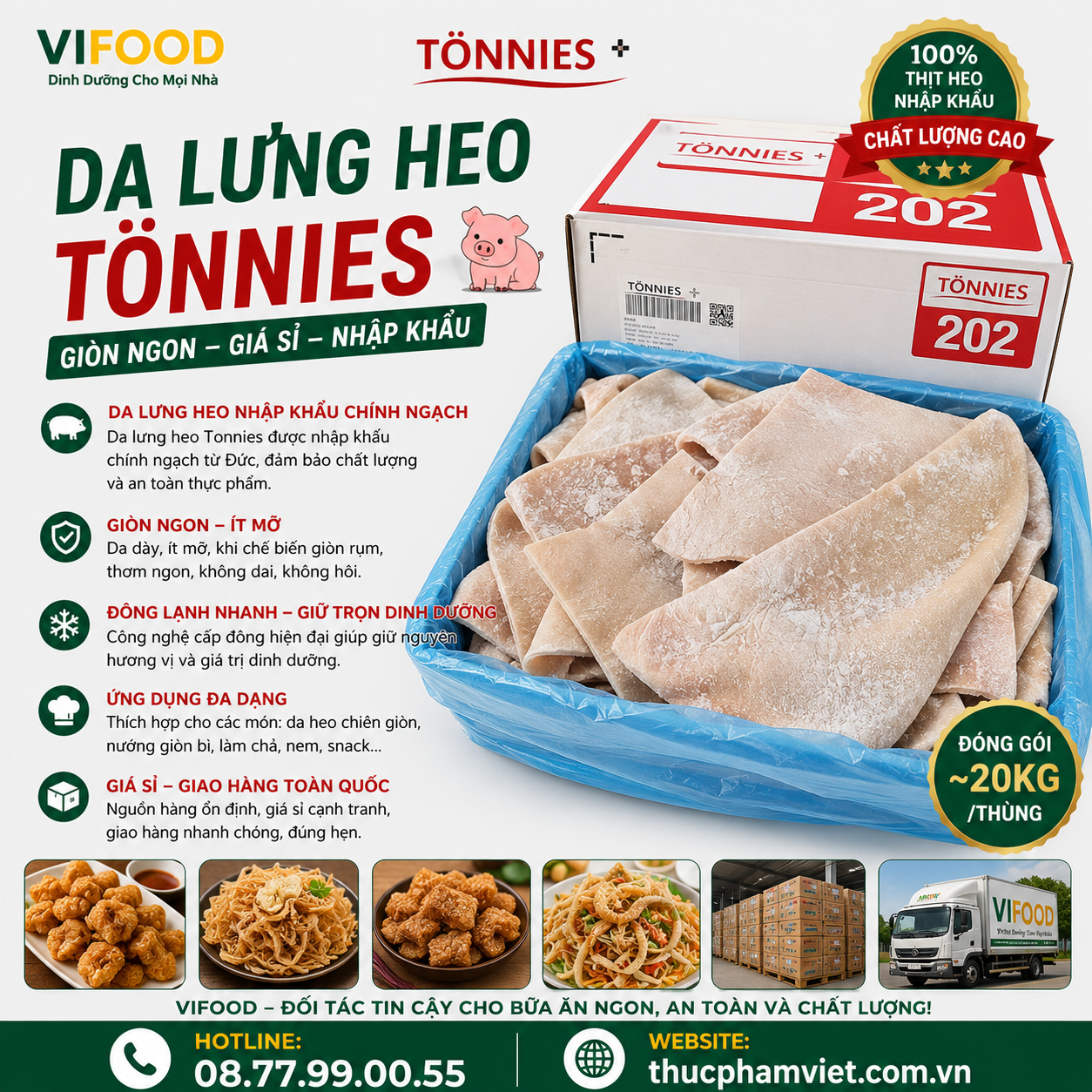 Da Lưng Heo Tonnies