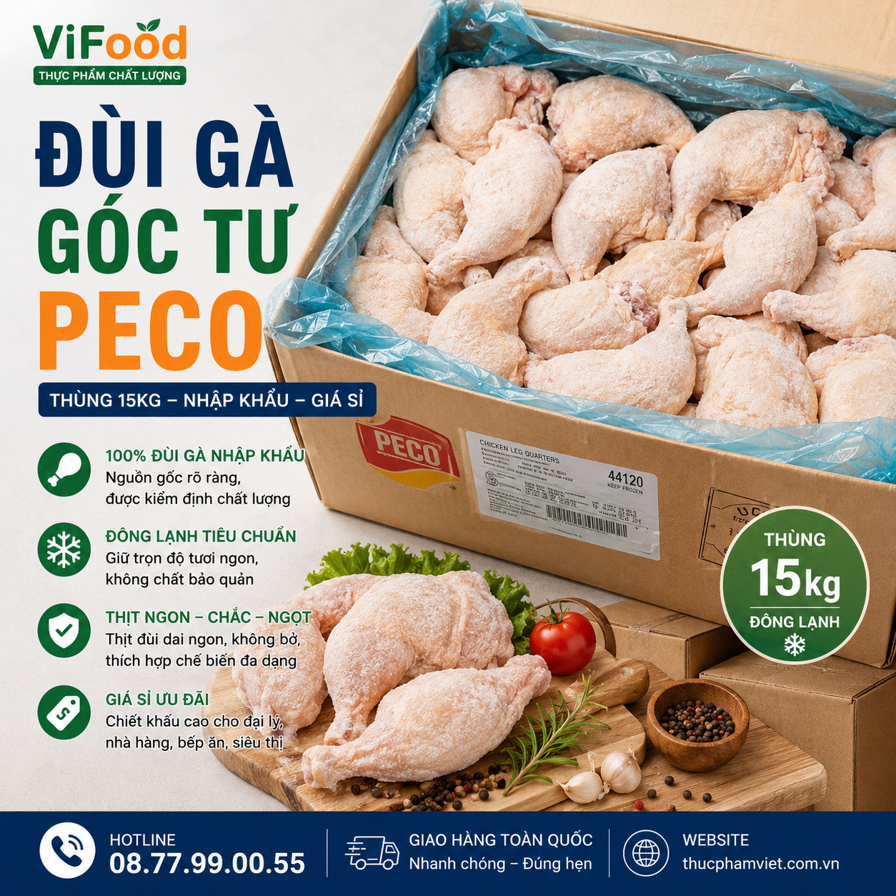 Đùi Gà Góc Tư Peco