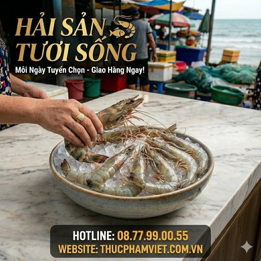 Hải sản tươi sống giá sỉ tại Phường Bình Trưng