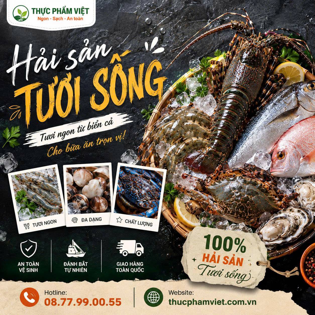Địa chỉ mua hải sản tươi sống tại Phường Đông Hòa