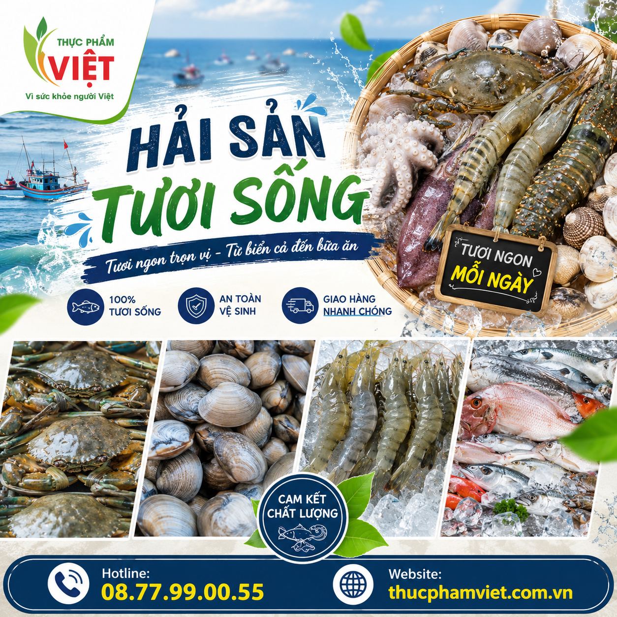 Mua hải sản tươi sống tại Phường Dĩ An
